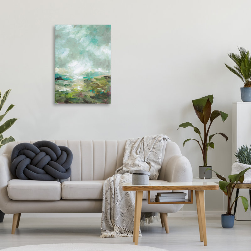 Toile de vue abstraite avec projecteur, conception de Wani Pasion, H 24 po x l 16 po
