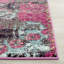 Tapis rose à motif abstrait Hertzler-334092366