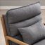 Lechia 25.79" Wide Comfort Linen Upholstered Arm Accent Chair With Lumbar Pillow-1815022160