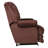 Upholstered Big Man's Lay Flat Recliner with Extended Footrest-48176902-24676256