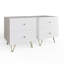 Alipio 40cm W Manufactured Wood Bedside Table-140041051
