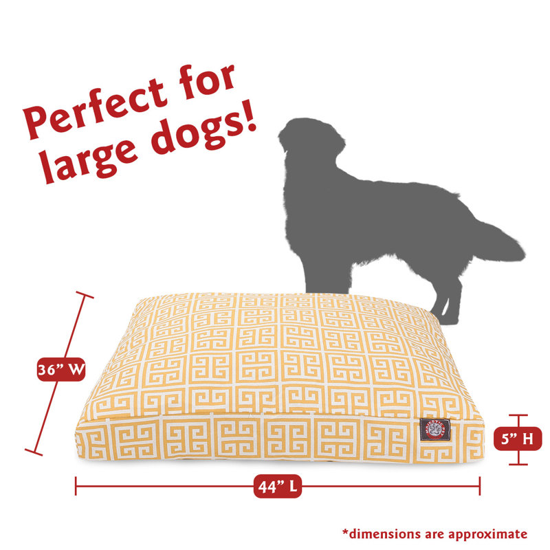 Coussin orthopédique tours, Agrume, Grand (l 36 po x P 44 po x H 5 po) ;