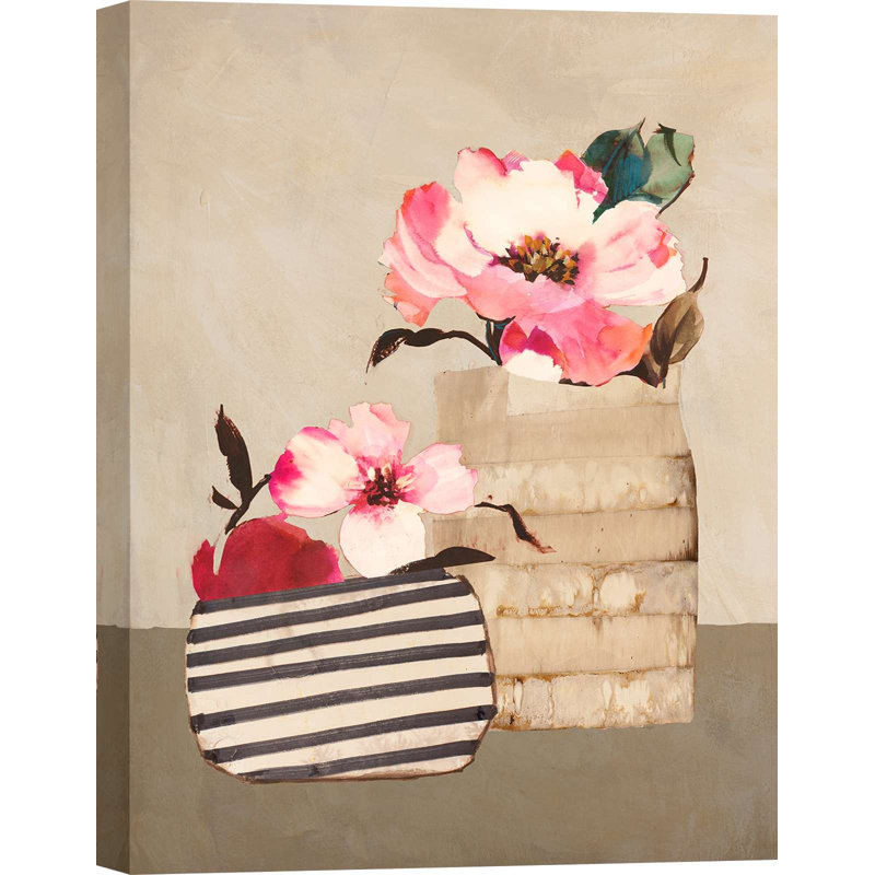 Funky Florals III by Leonardo Bacci - Wrapped Canvas Print, 80cm H x 60cm W x 4cm D