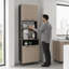 Armoire de cuisine en chêne avec tablettes ouvertes et 4 portes pour le rangement | Idée de cadeau-1483900428