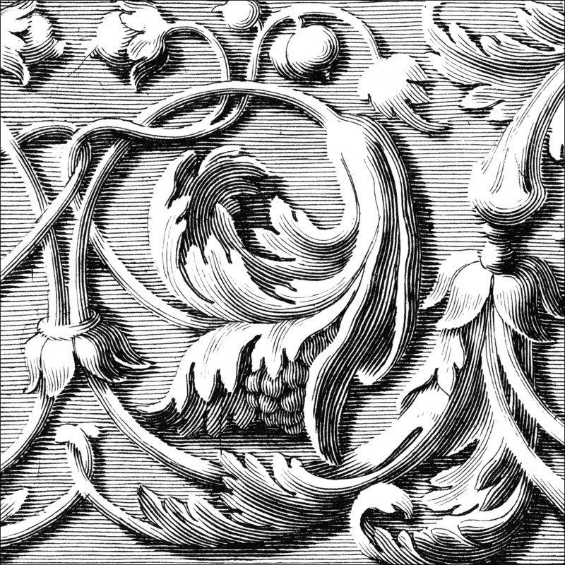 Détail sculptural VI 2855307, H 30 po x l 30 po