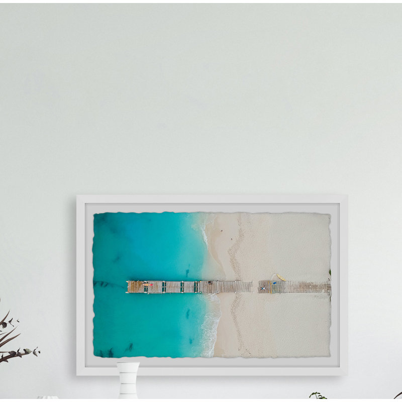 Reproduction d’art sur toile tendue « sand dune grass », H 30 po x l 45 po x P 1,5 po