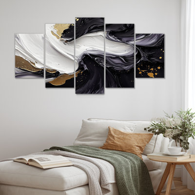 «Nurit» - art mural moderne - ensemble de décorations murales abstraites