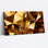 «Golden Crystal», ensemble de 1 reproduction d'art sur toile tendue sur toile