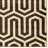 Felicia Geometric Ivory/Chocolate Area Rug-1118754923