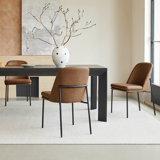 Angelick Dining Chair with Metal Frame