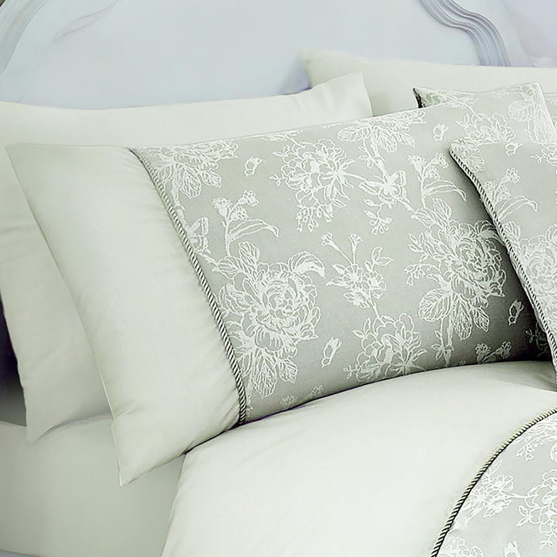 55% Cotton, 45% Polyester Damask Duvet Cover Set with Pillowcases, Super King Duvet Cover + 2 Standard Pillowcases