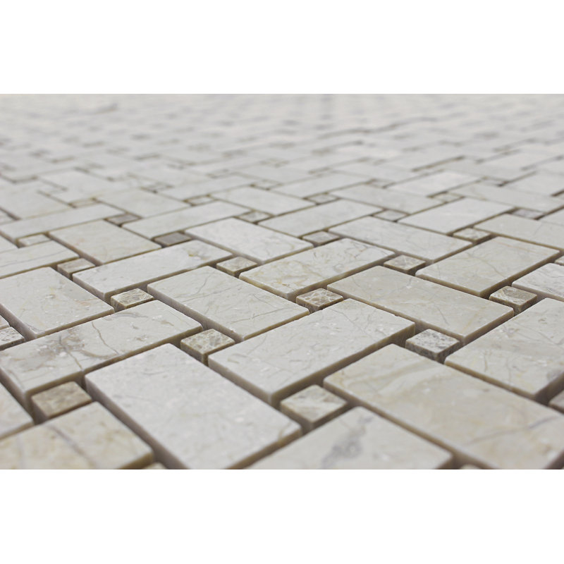 BASKET WEAVE CREMA NOUVA w/EMPERADOR DOT POL