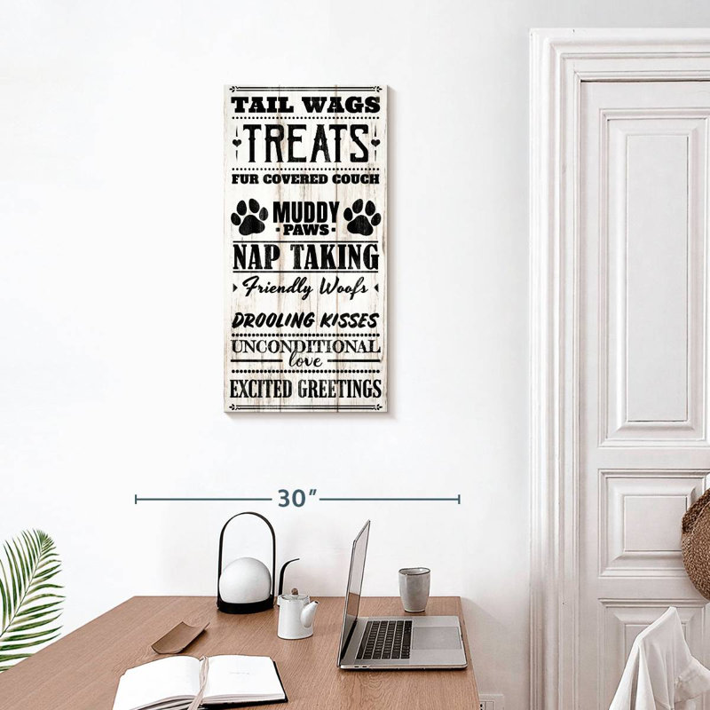 Avantages d'avoir une typographie de chien, H 30 po x l 15 po