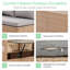 Ensemble de canapé d'extérieur modulaire en forme de L avec 2 tables d'appoint extensibles pour la cour et la piscine-307363045-307363047