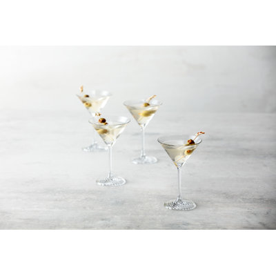 5.6oz. Crystal Martini Glass Set