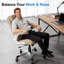 Chaise de bureau ergonomique. Support lombaire avec accoudoirs relevables Click5. Fauteuil de direction et fauteuil de bureau Modern-57840356