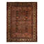 Tapis oriental noué à la main de couleur saumon corail 9 pi 10 po x 13 pi 7 po Mohajeren Sarouk de Dewsbury
