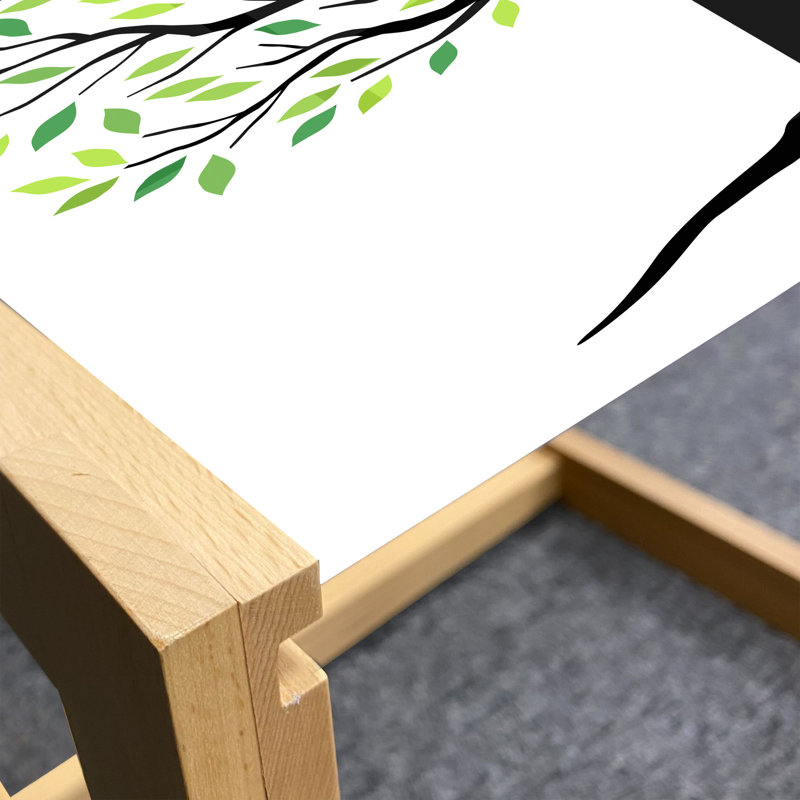 Inori Trestle Coffee Table, 40cm H x 91cm W x 62cm D