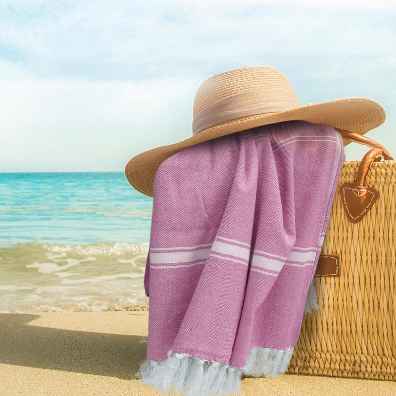 Cotton Beach Towel, Lavender