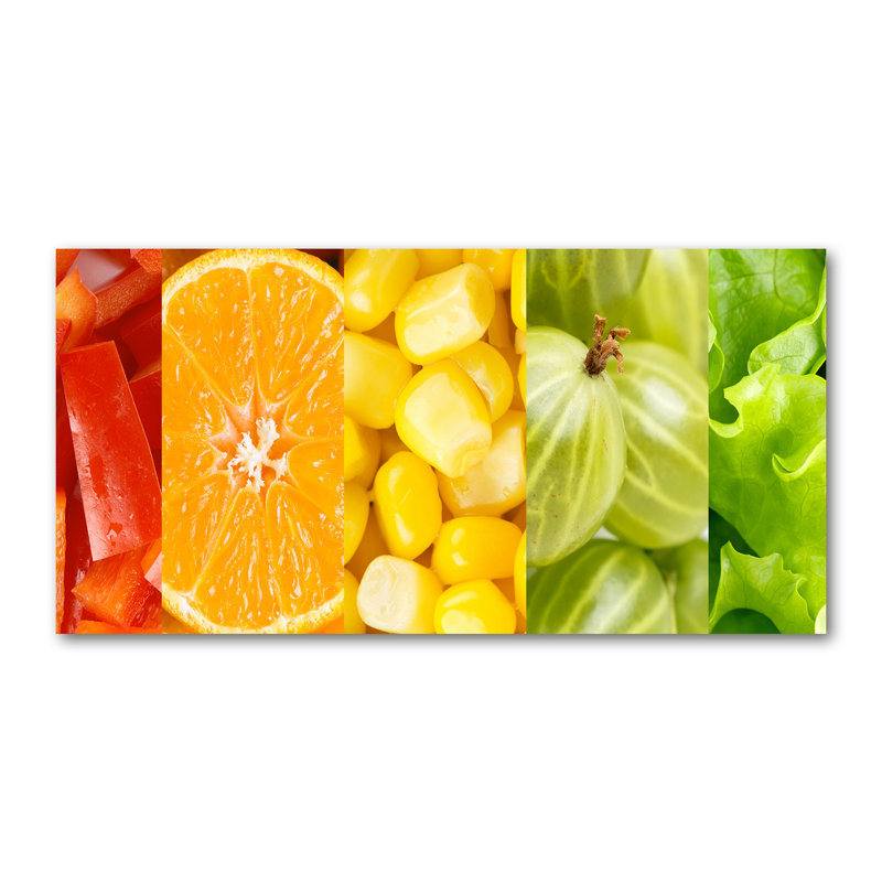 Fruits And Vegetables - Wrapped Canvas Print