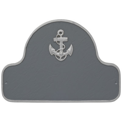 Anchor Arch Address Sign Plaque