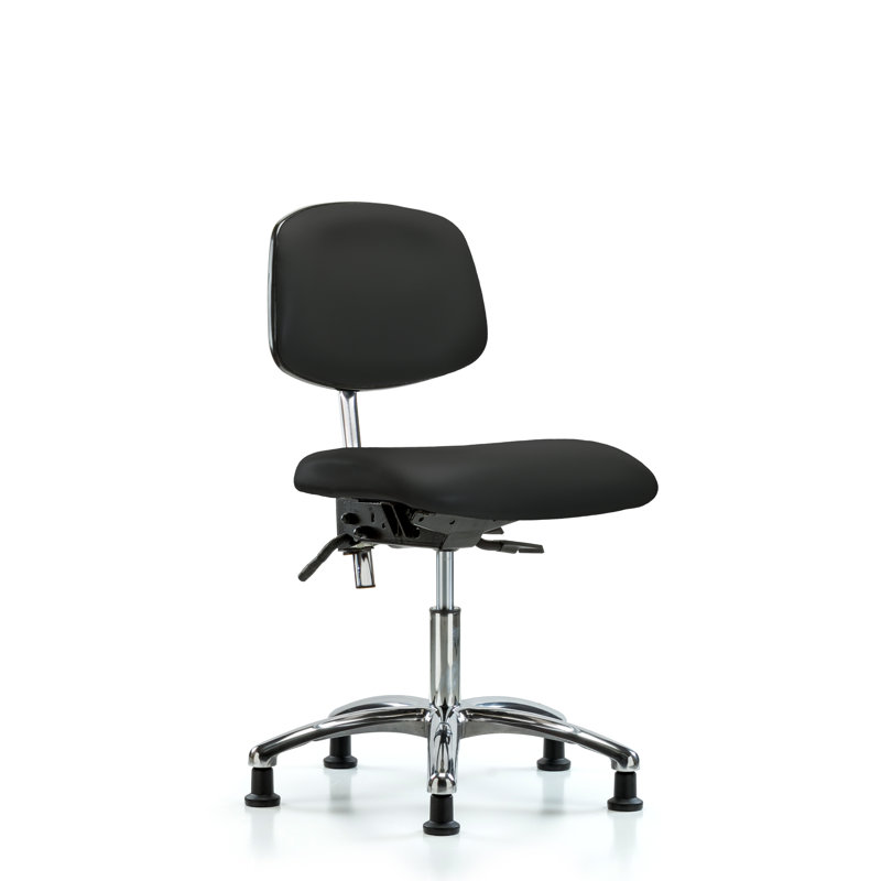 Chaise de travail Koa, Noir, Patins, Inclus