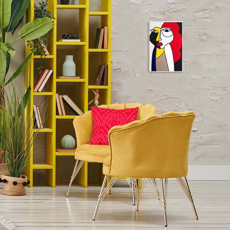 «Her Abstract Cubism Face» par Ruth Fromstein, H 15 po x l 10 po