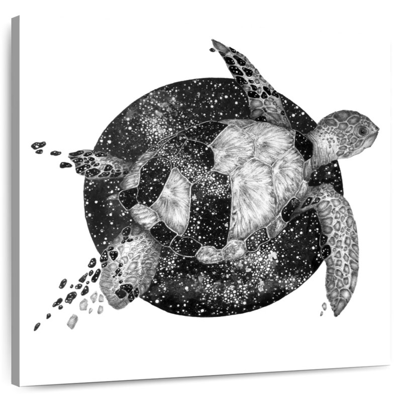 Tortue de mer Brampt, H 33 po x l 33 po