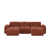 Velours - rouge-brun