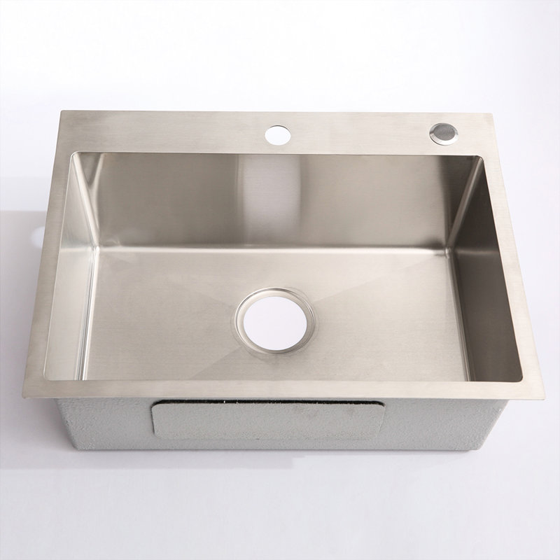 1.5Gpm Faucet 24In Stainless Steel Wash Sink With Drain Head - Silver Brushed Utility &