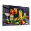 Peinture murale élégante en verre trempé 18,1 po x 28,3 po | 100% verre trempé, épaisseur: 0,16 pouce | Imprimé UV pour des couleurs éclatantes et une durabilité | Parfait pour la décoration intérieure et l'esthétique moderne