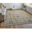 Tapis oriental en laine noué à la main brun clair / bleu / or-1288978828