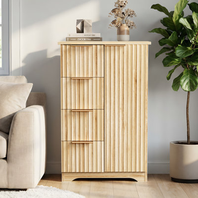 Grille Sideboard With 1- Door And 4-Drawer by East Urban Home