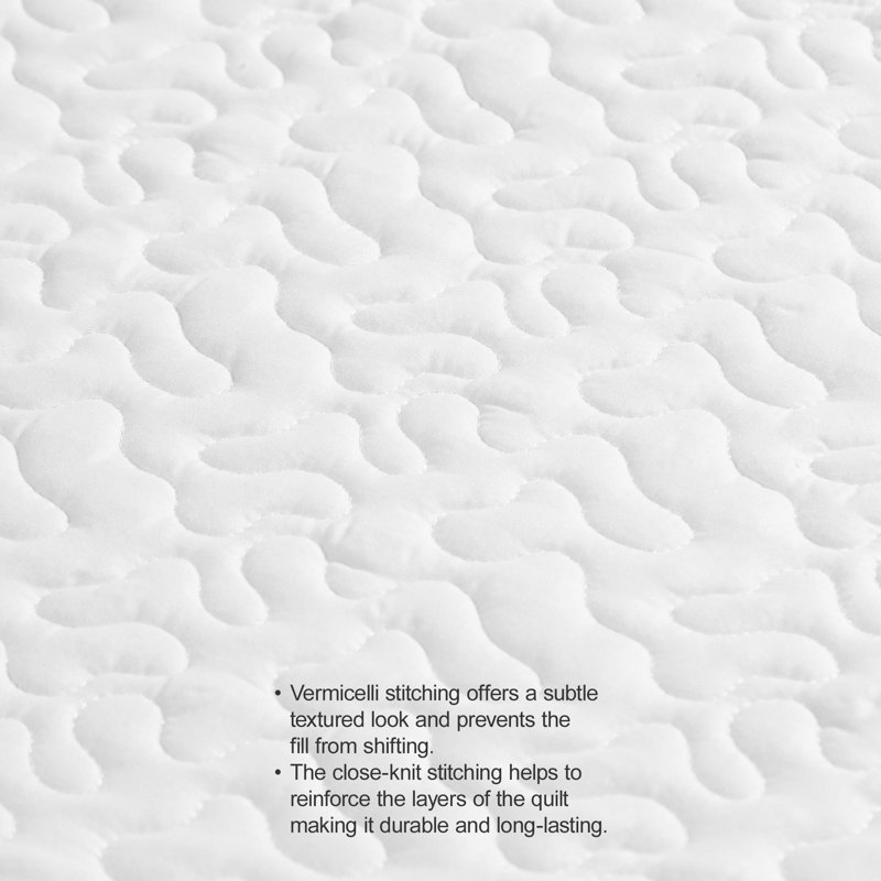 Country Mood Sage Cotton Machine Woven Quilt, King Quilt + 2 Shams