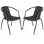 Gisbelle Stackable Outdoor Patio Dining Armchair-2045993860