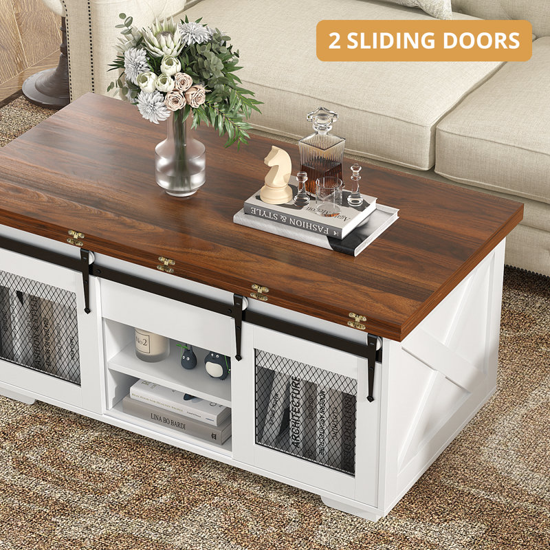 Table basse Ramapo, Noyer