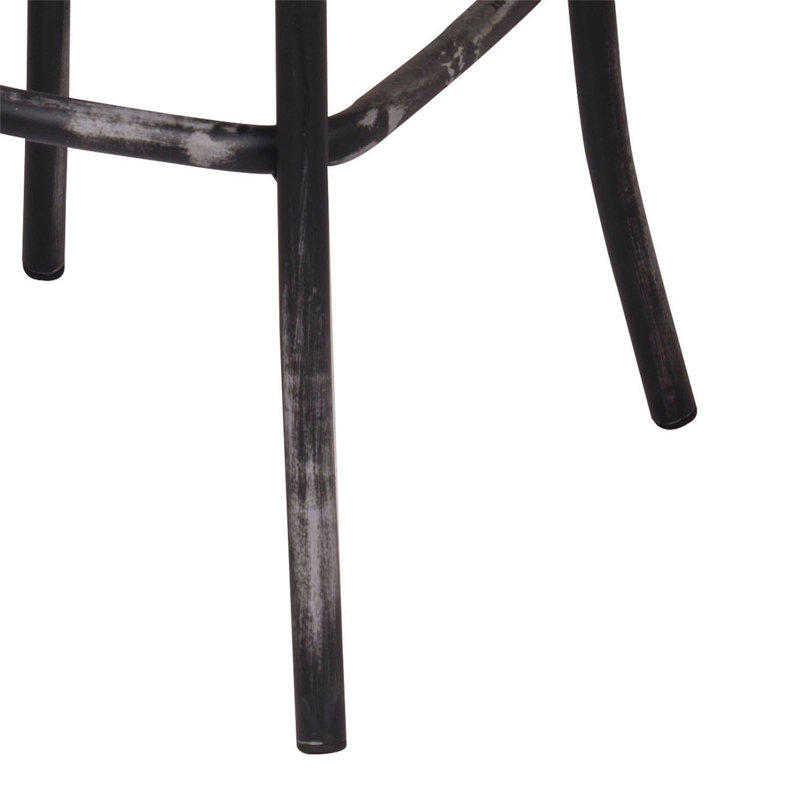 Bar Stool With Cross Back