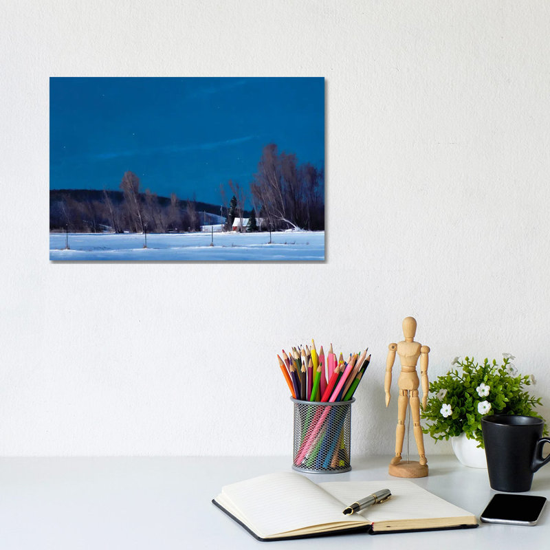 Buffalo County WI Night Lights by Ben Bauer - Wrapped Canvas Print, 20.32 cm H x 30.48 cm W
