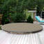 Bâche ronde résistante et imperméable avec œillets et bords renforcés, bâche pour piscine / bateau / tente / terrain de sport-75261024