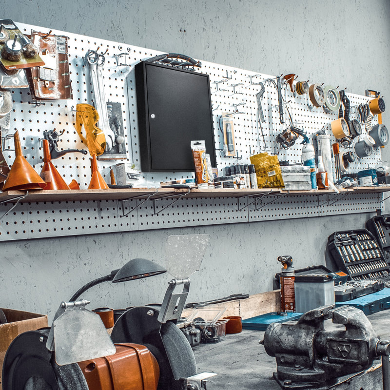 Armoire 200 clés à clé réglable avec serrure à clé