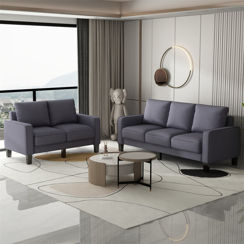 Ensemble de salon 2 pièces, Gris