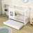 Balqees Twin Size House Daybed with Trundle-1889053033