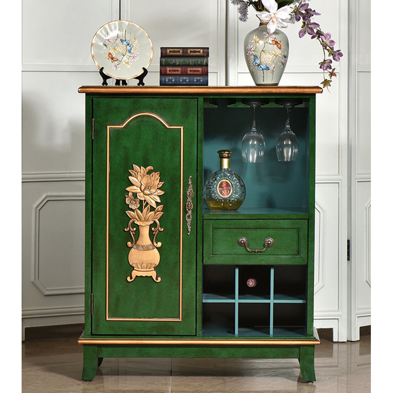  Armoire à boissons rétro avec tiroir et porte Vintage