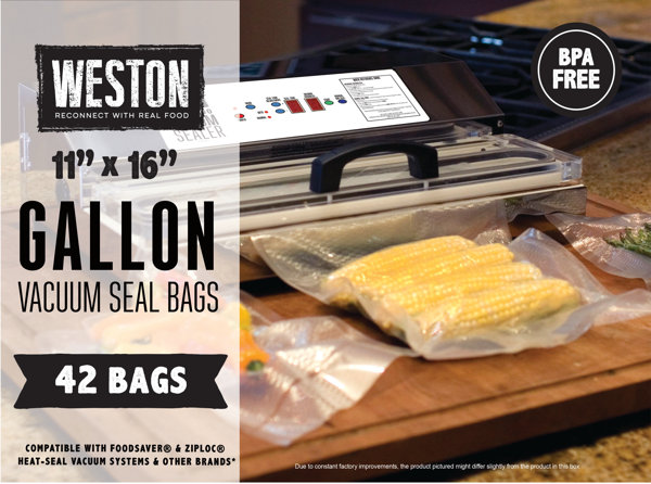 Hamilton Beach Weston 11 X 16 (Gallon) Vacuum Sealer Bags