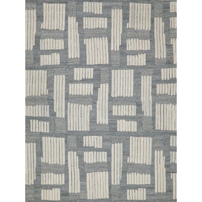 Naturals Handmade New Zealand Wool Ivory/Silver Area Rug