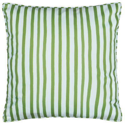 Mediterranean Indoor / Outdoor Striped Square Cushion Cover