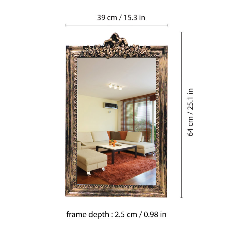 Gouveia Flower Baroque Vanity Mirror
