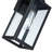 1-Light Modern Outdoor Wall Lantern Sconce with Clear Glass Shade-674374162-706458149