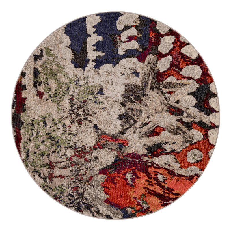 Tapis Wrought Studio Ansela, Rond 4 pi 1 po