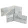 4.5" x 9" Mini Stacked Natural Stone Ledger Panel Corner Wall Tile